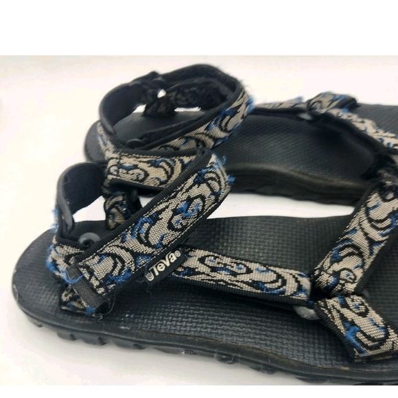 Teva Hurricane 1535 Gray Blue Adjustable Straps Mens Size 10 - Picture 4 of 10